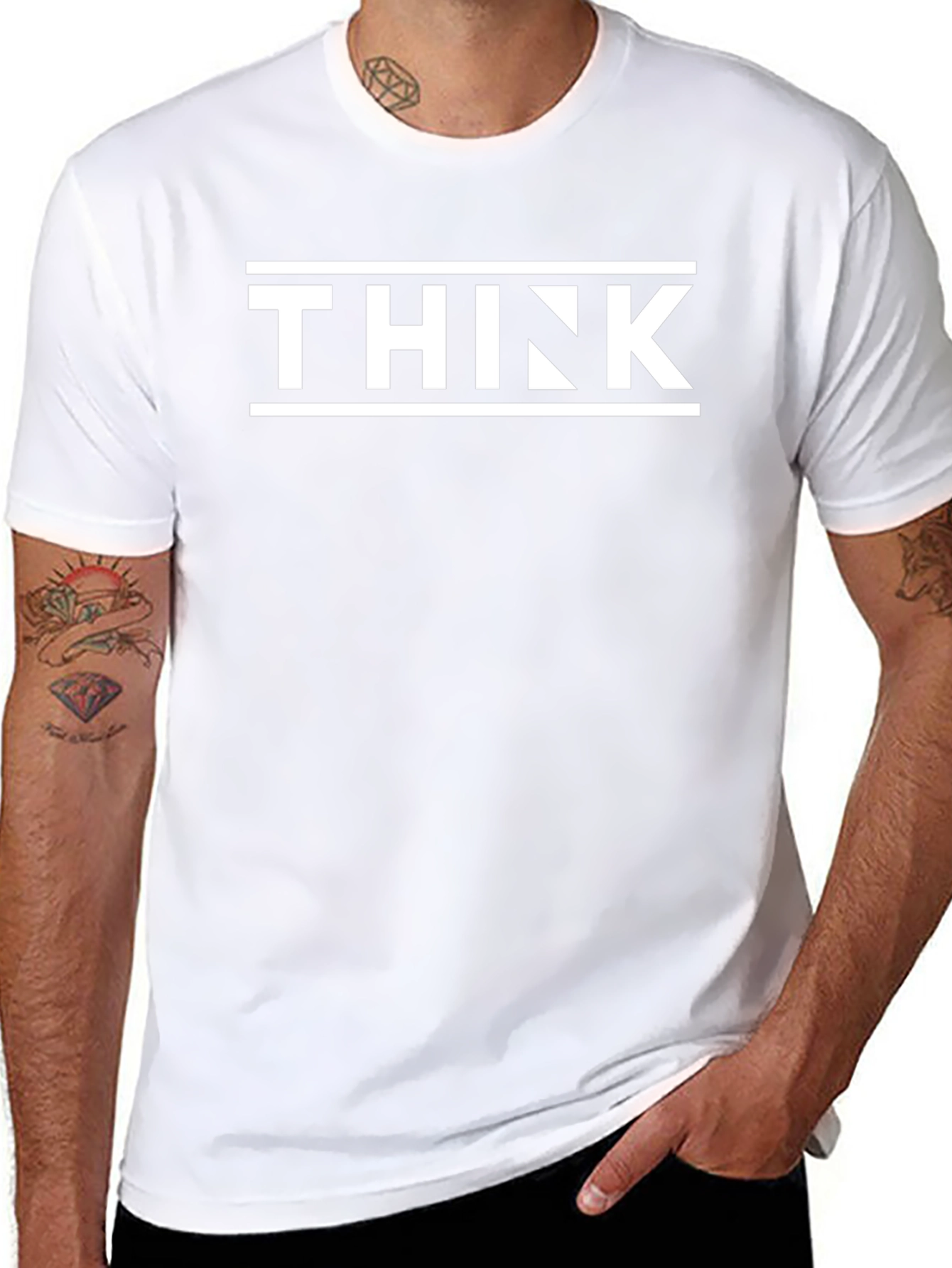 Think Graphic Tee -  Stylish Unisex Crewneck T-Shirt