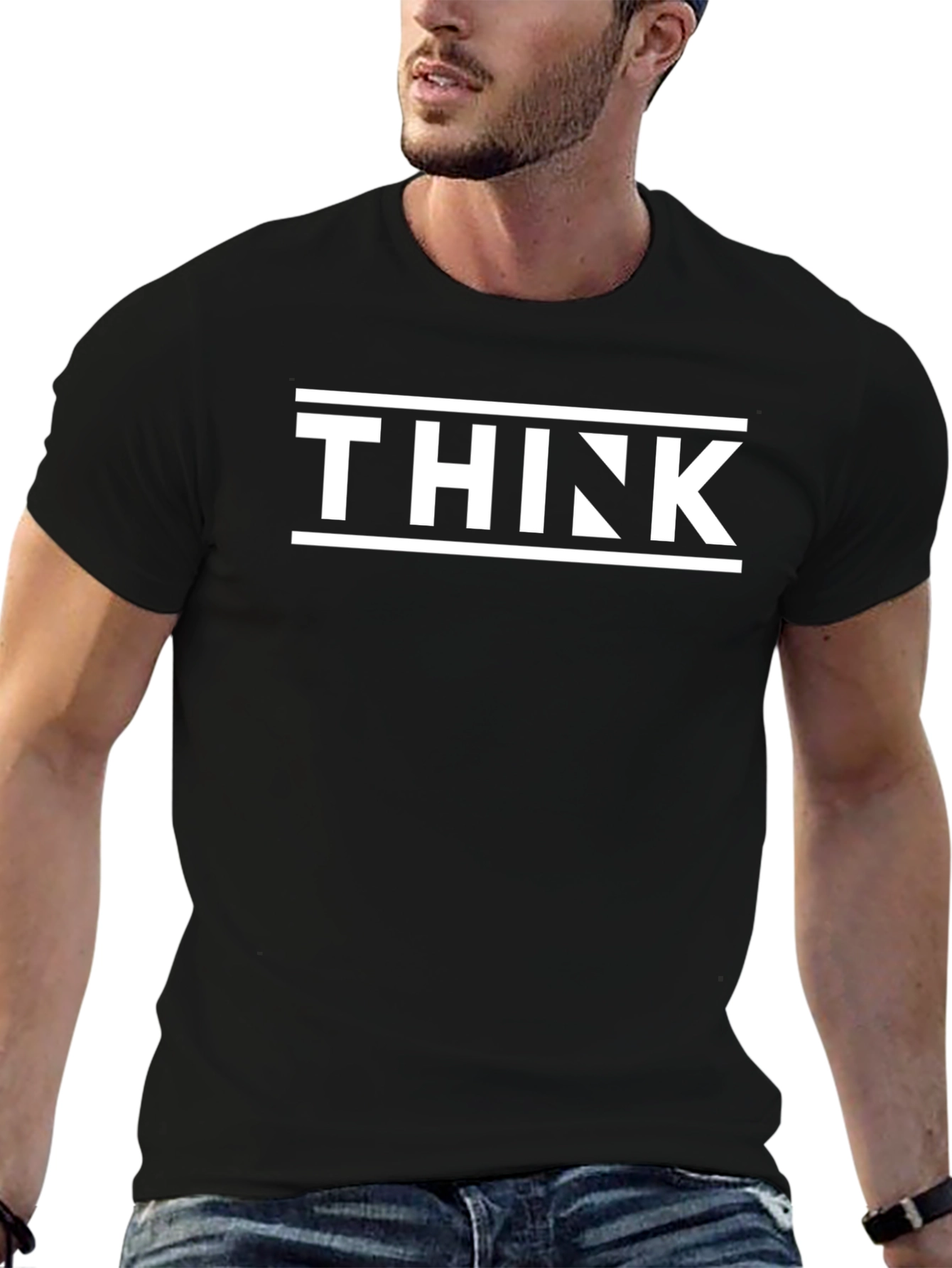 Think Graphic Tee -  Stylish Unisex Crewneck T-Shirt