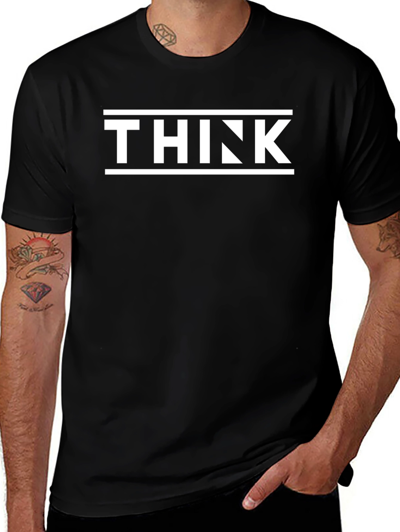Think Graphic Tee -  Stylish Unisex Crewneck T-Shirt