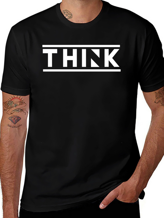 Think Graphic Tee -  Stylish Unisex Crewneck T-Shirt
