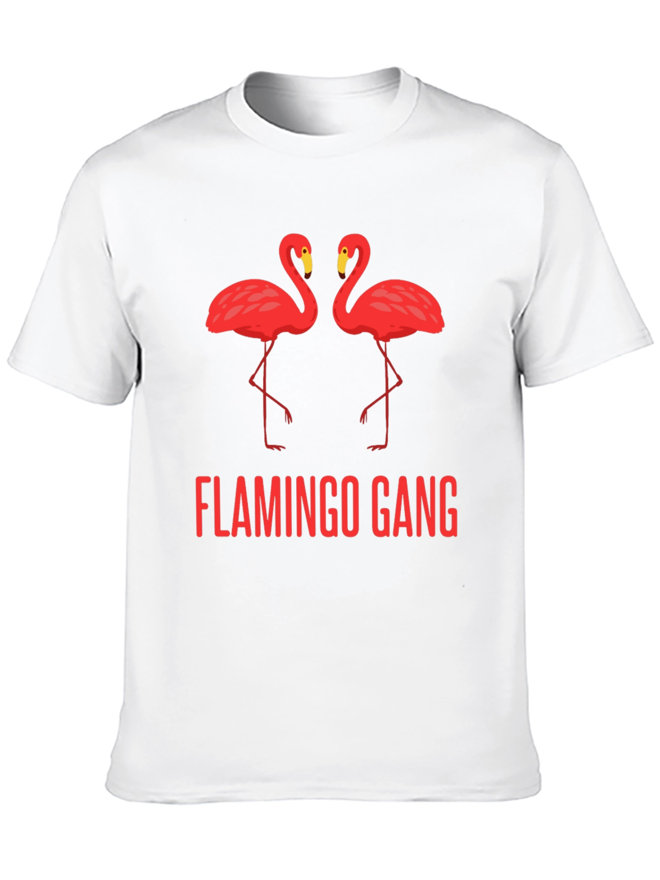 Flamingo Gang Black T-Shirt