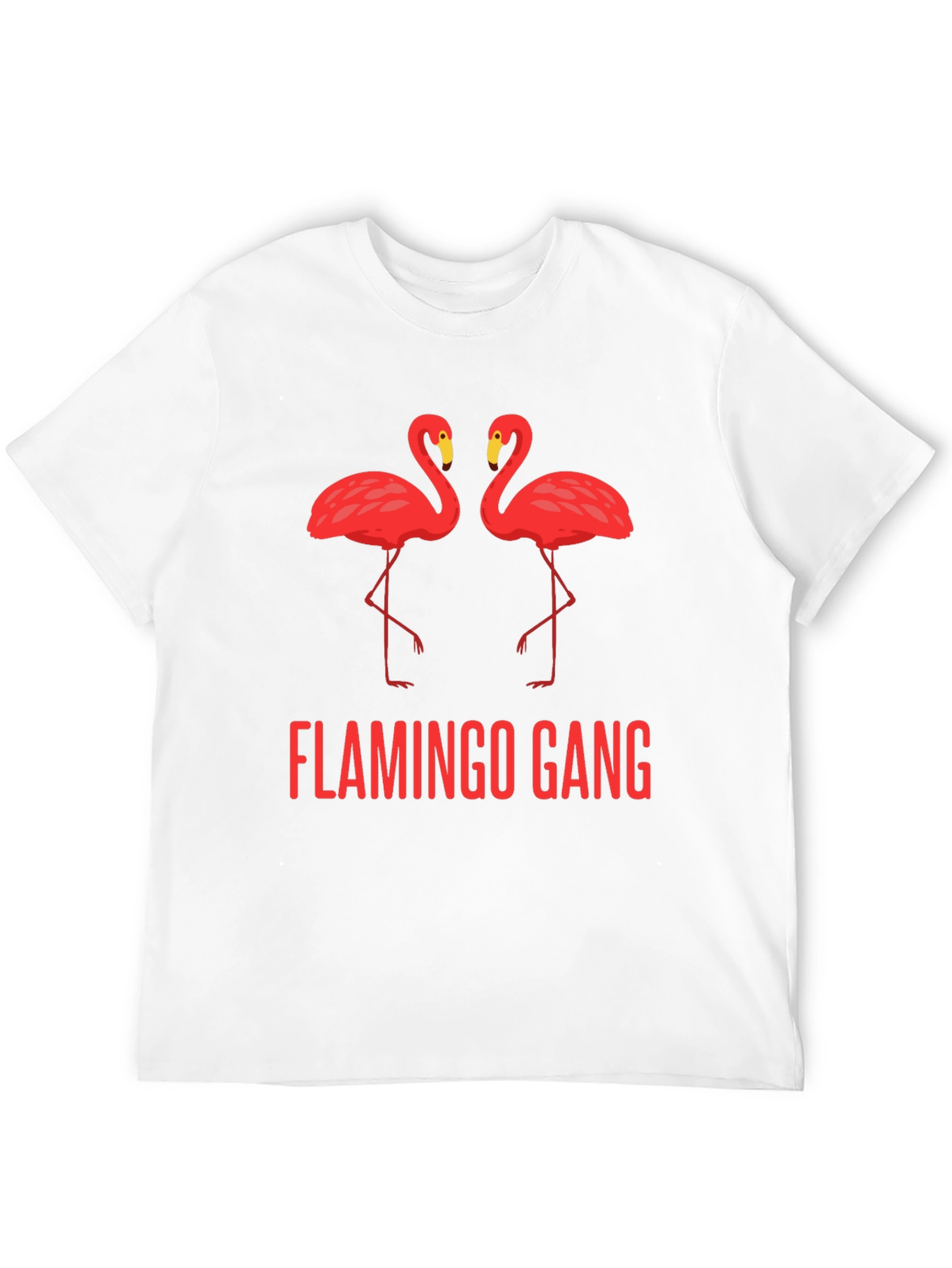 Flamingo Gang Black T-Shirt