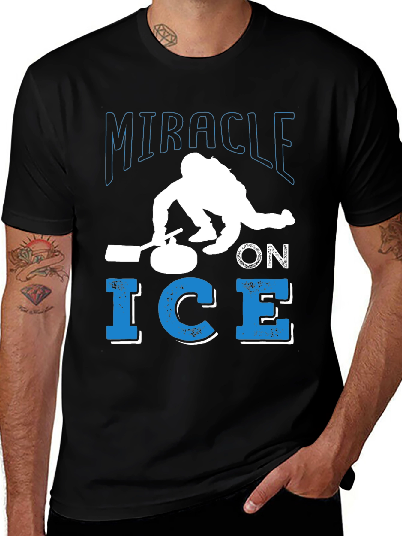 Miracle On Ice Curling T-Shirt