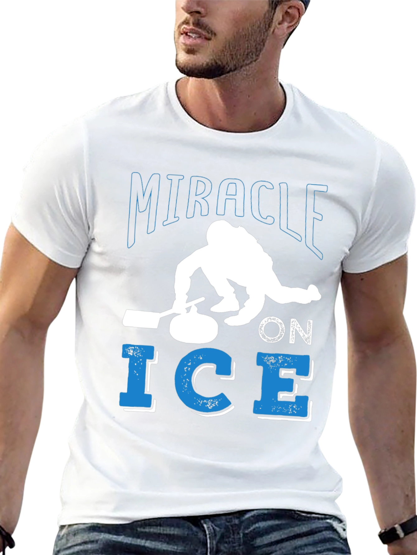 Miracle On Ice Curling T-Shirt