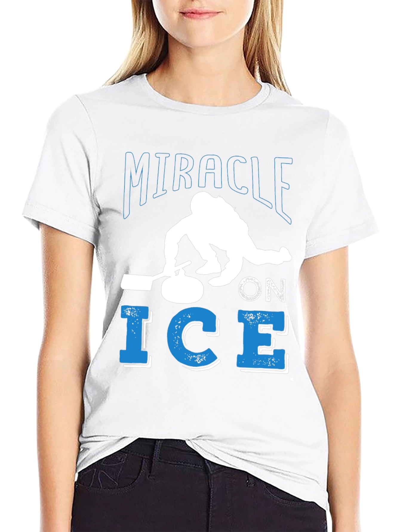 Miracle On Ice Curling T-Shirt