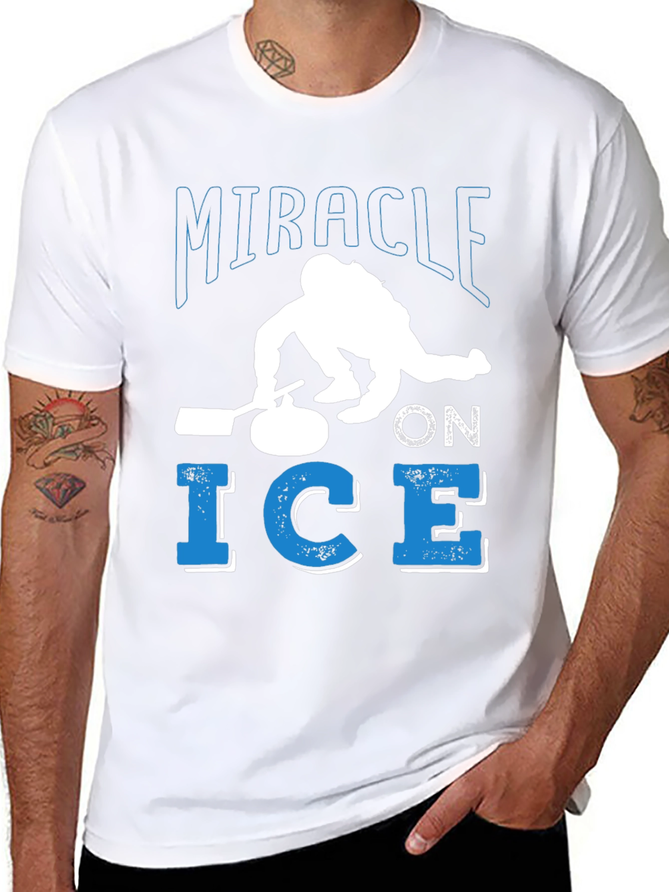 Miracle On Ice Curling T-Shirt