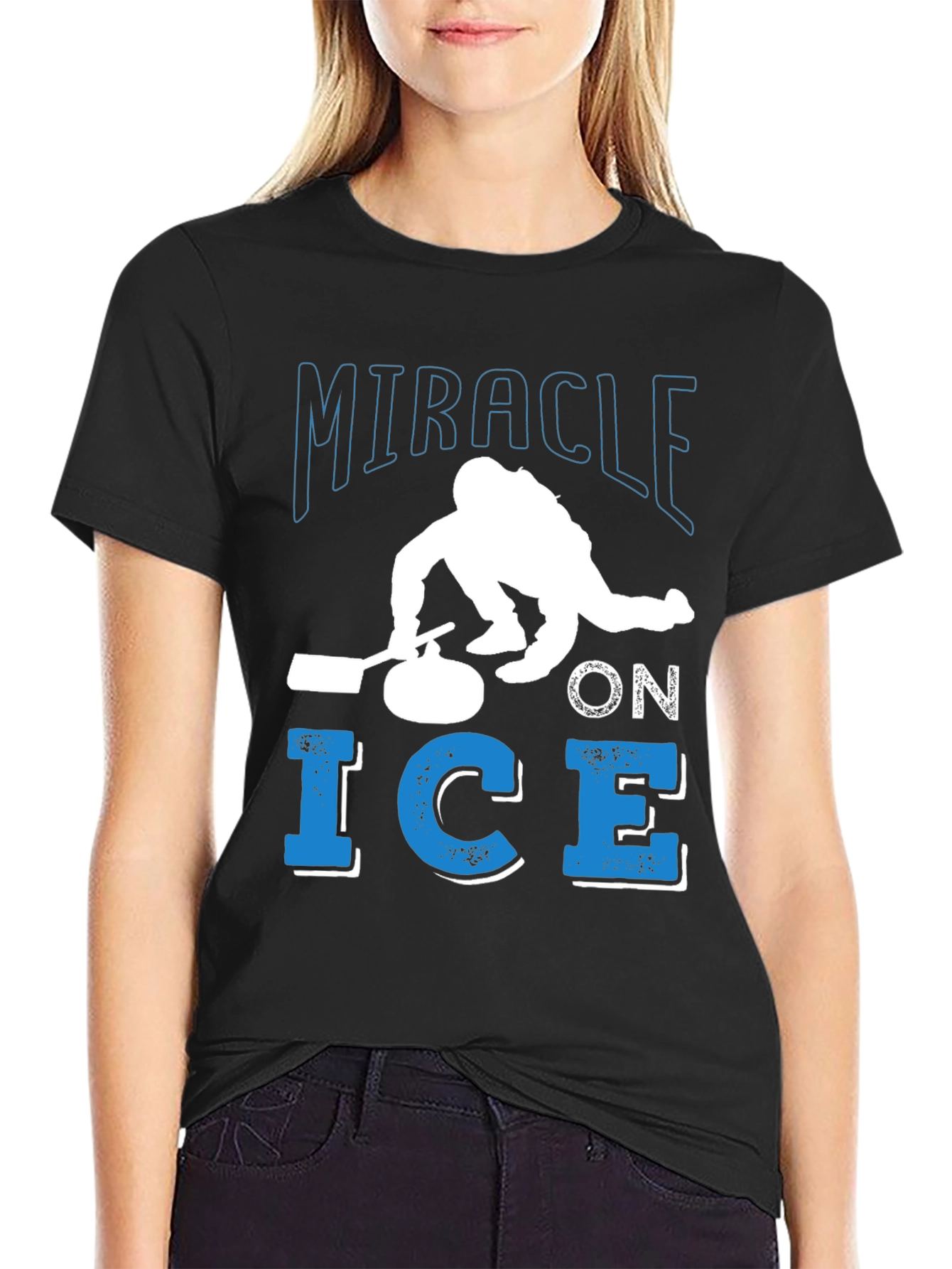 Miracle On Ice Curling T-Shirt