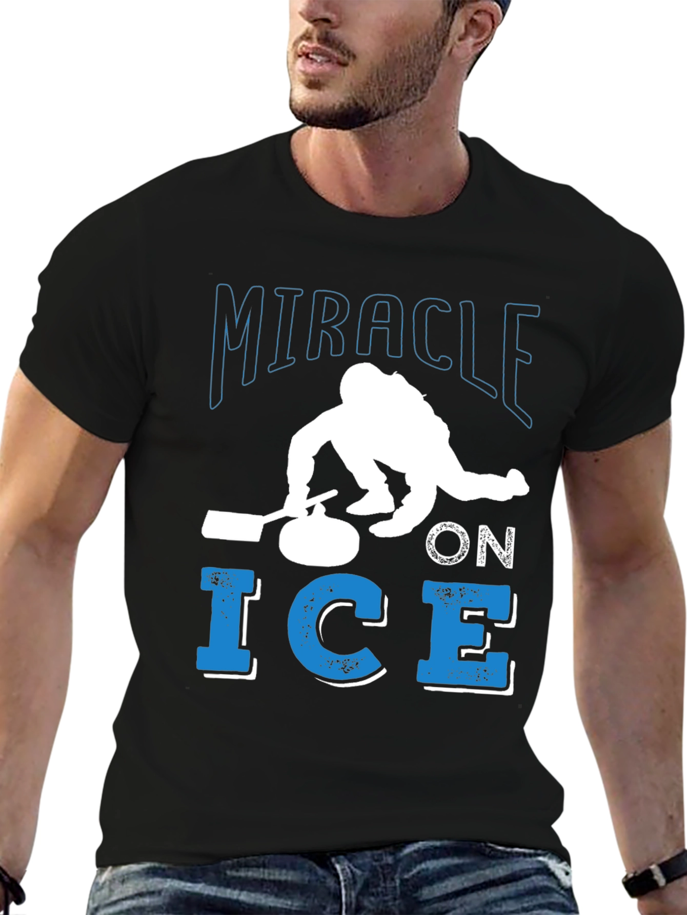 Miracle On Ice Curling T-Shirt