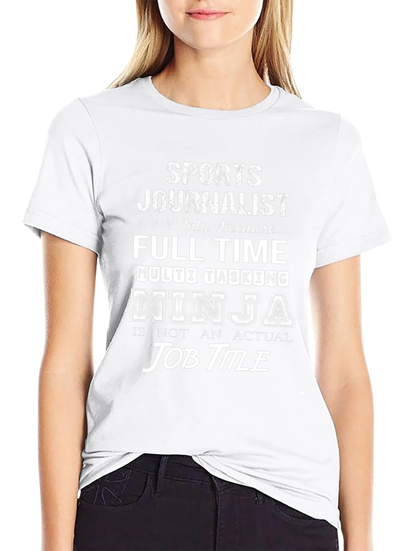 Sports Journalist Ninja T-Shirt