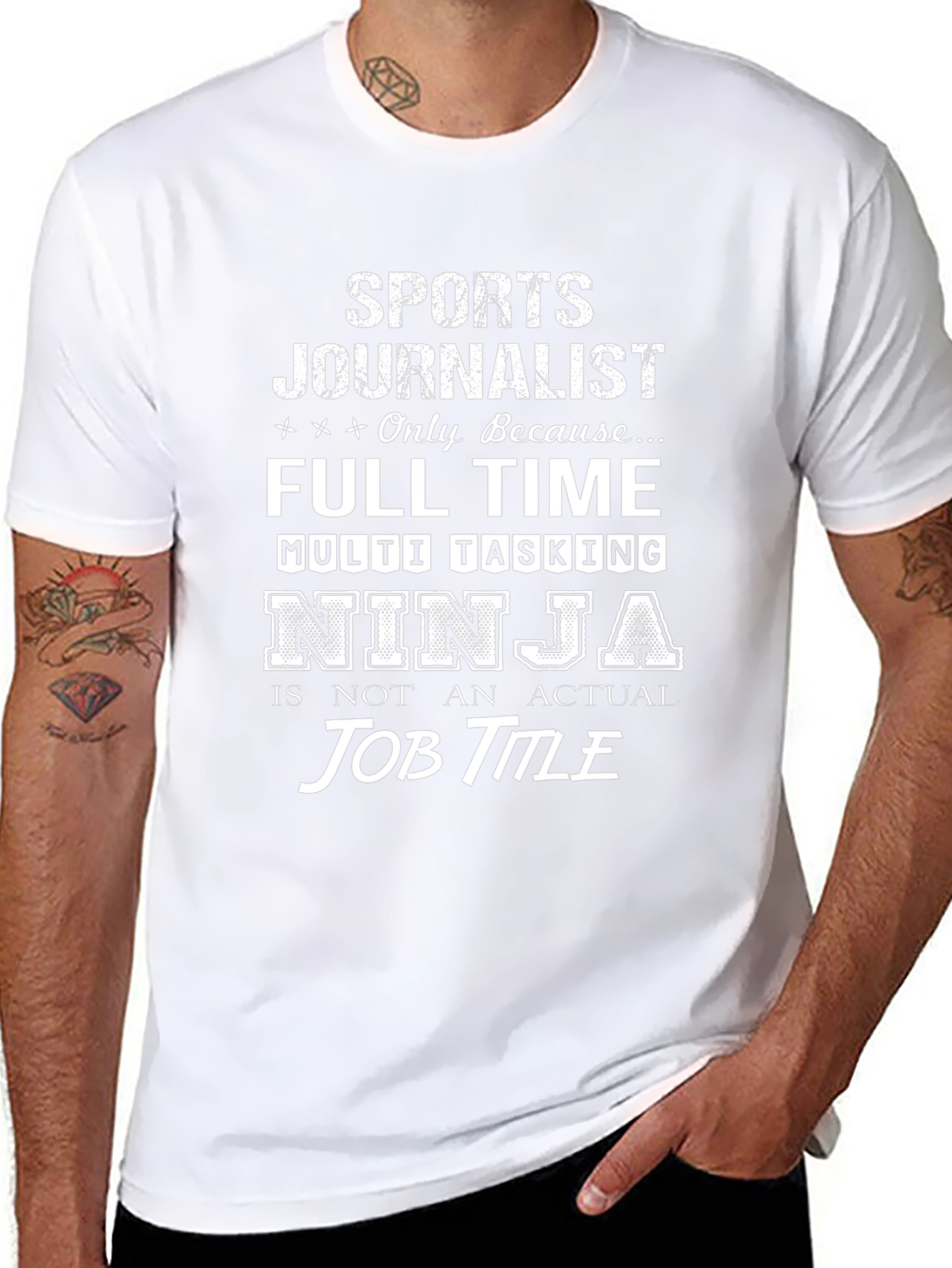 Sports Journalist Ninja T-Shirt