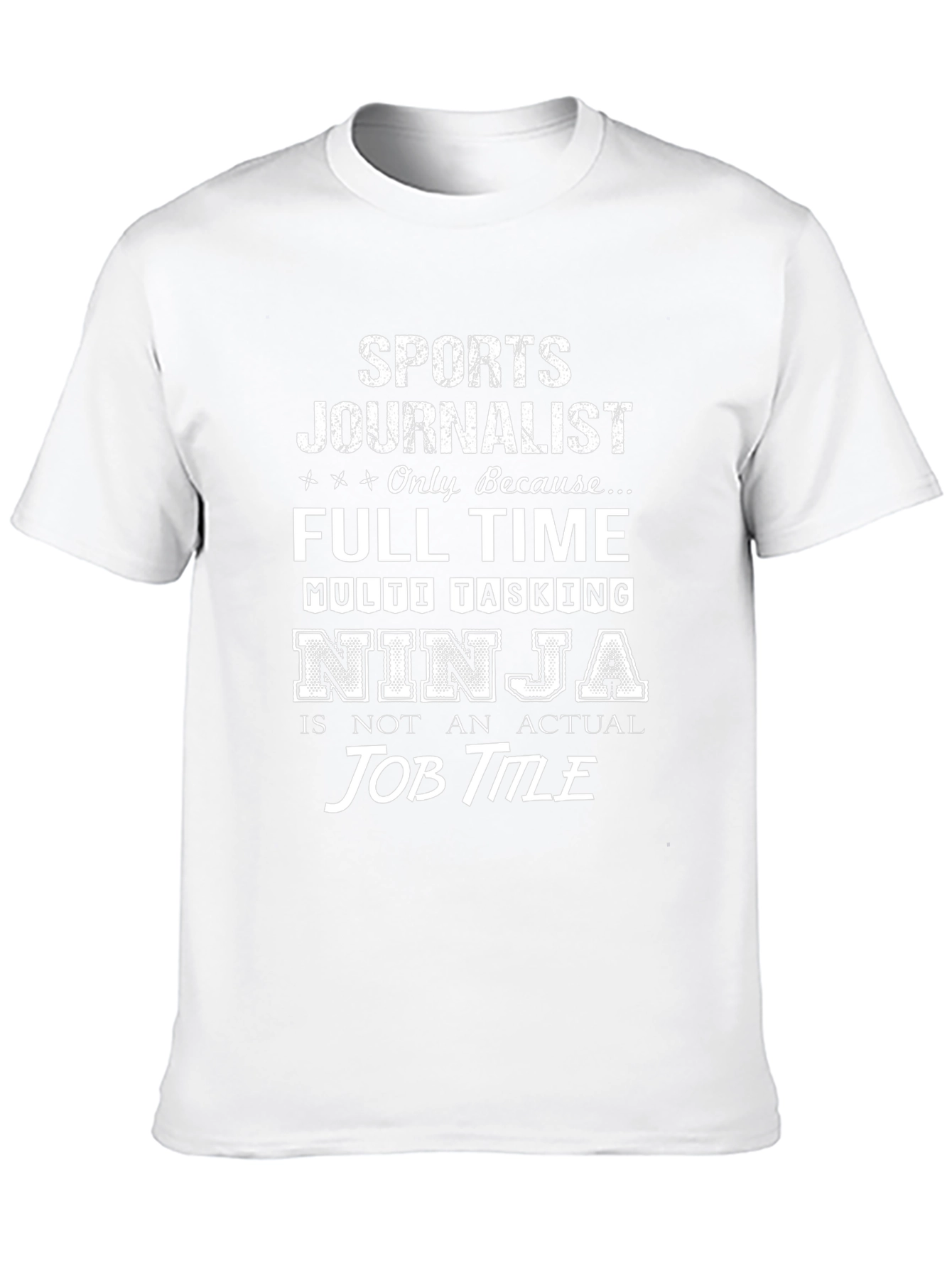 Sports Journalist Ninja T-Shirt