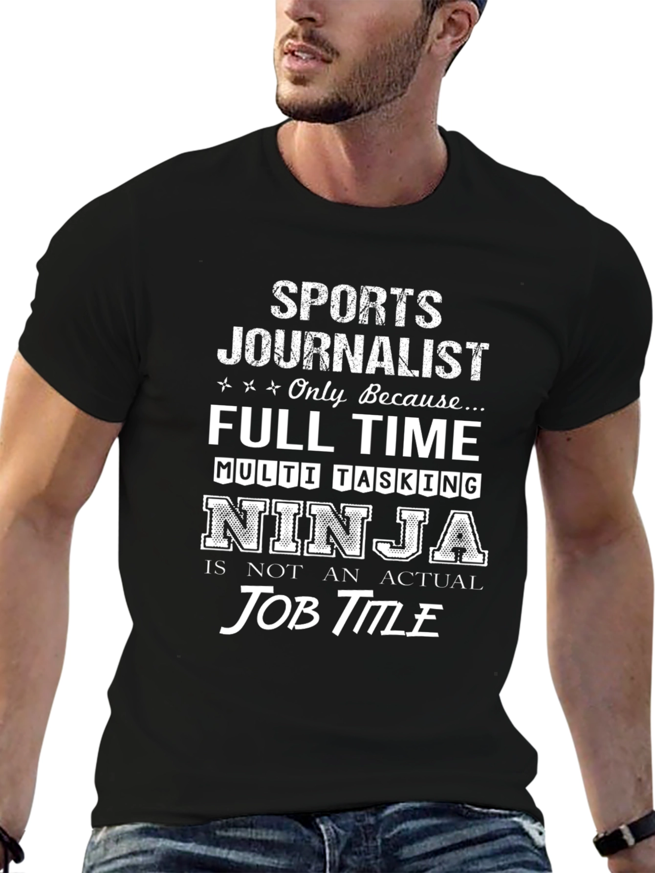 Sports Journalist Ninja T-Shirt