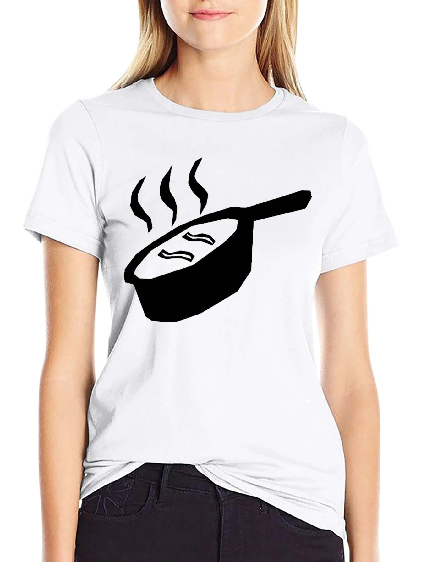 Funny Bacon & Pan T-Shirt - Foodie Tee