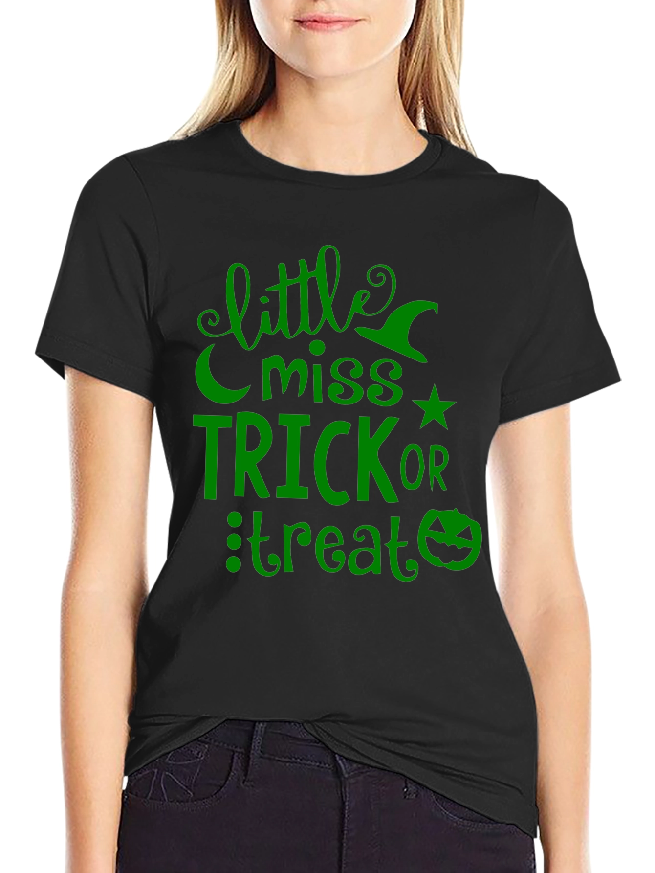 Little Miss Trick or Treat Halloween T-Shirt