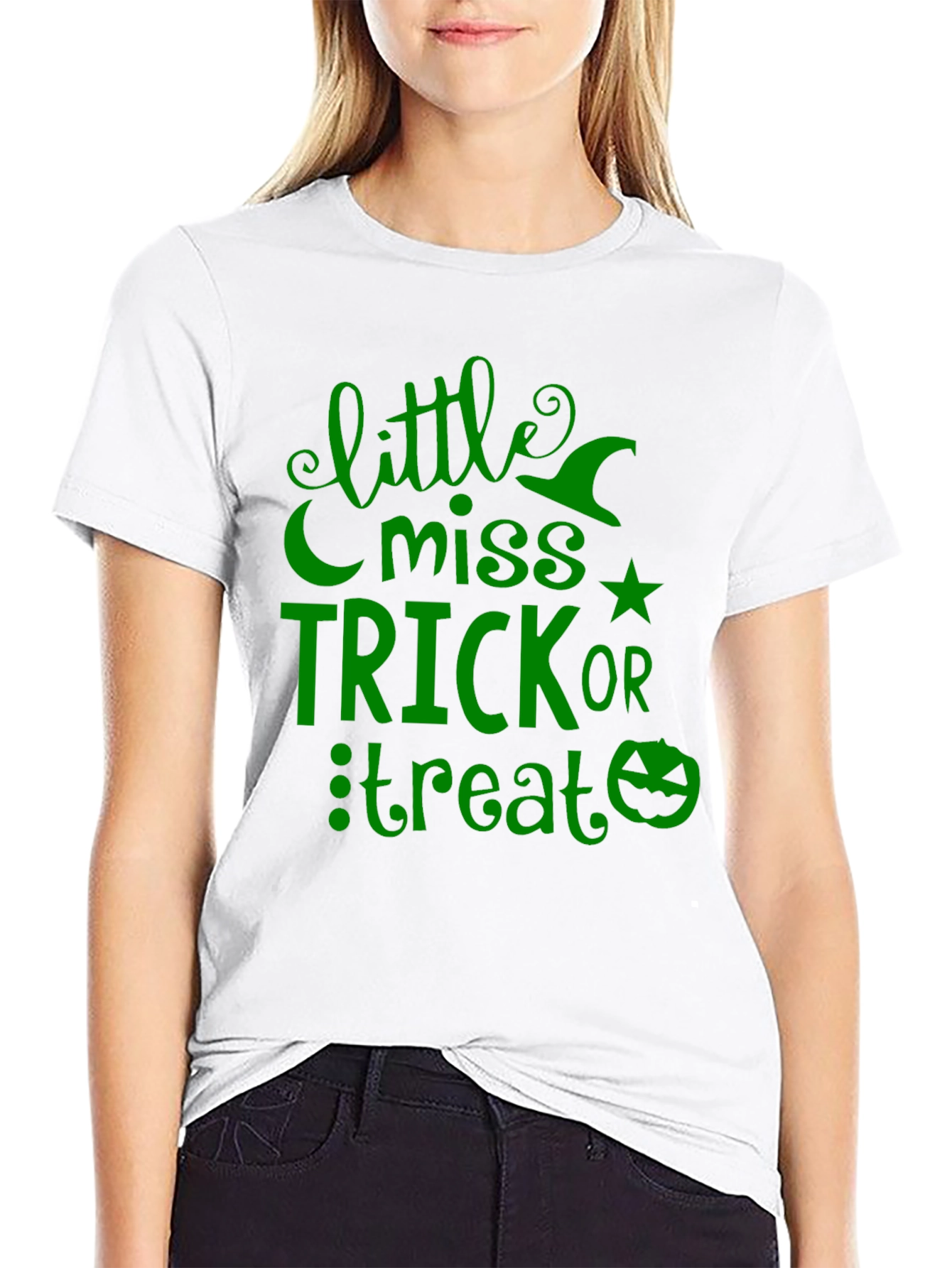 Little Miss Trick or Treat Halloween T-Shirt