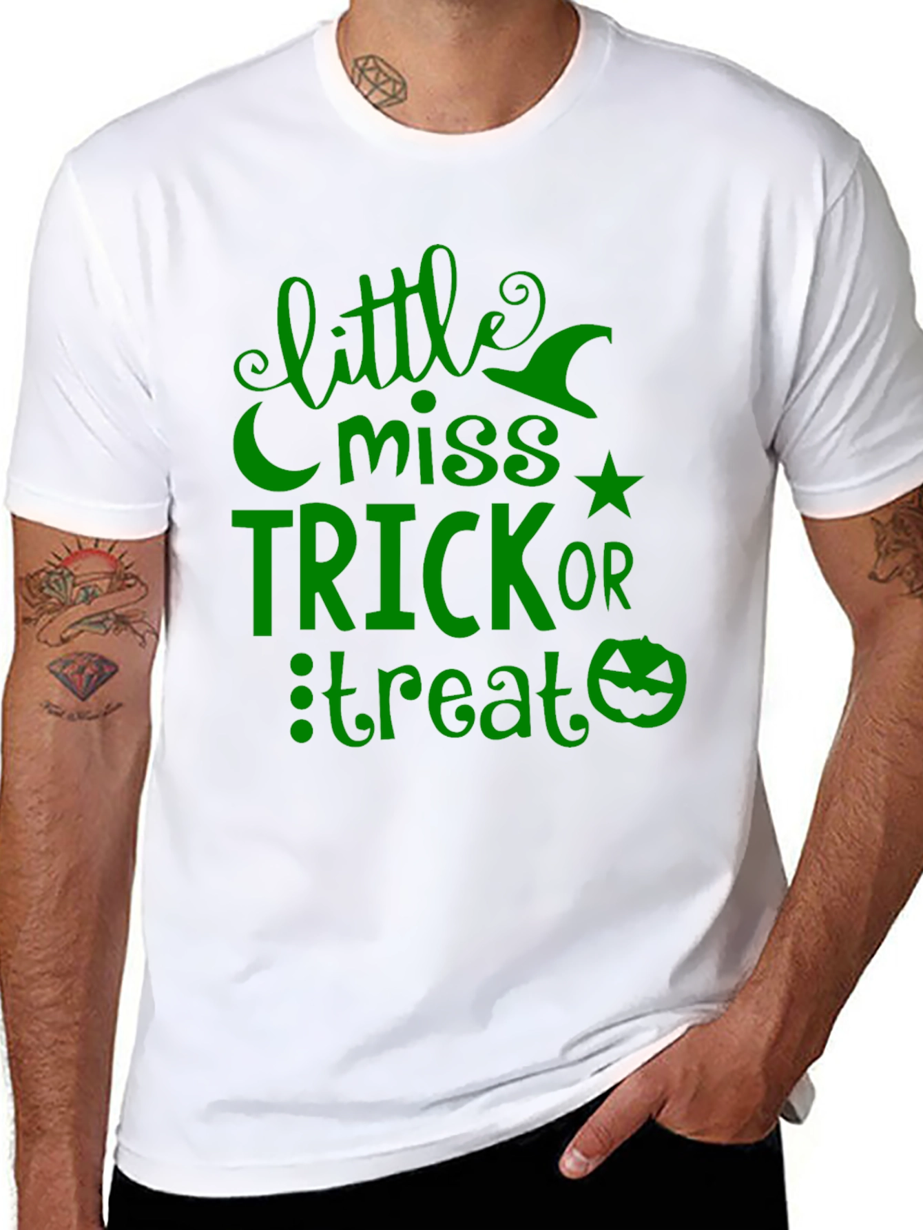 Little Miss Trick or Treat Halloween T-Shirt