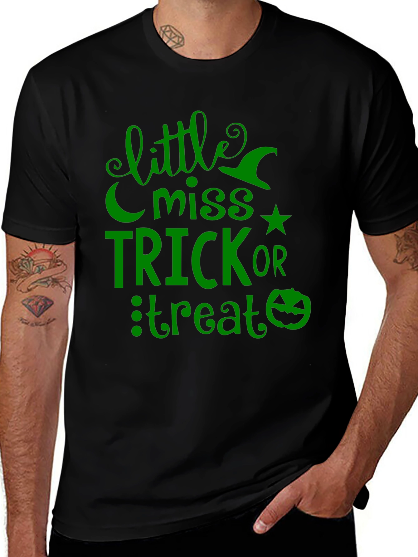 Little Miss Trick or Treat Halloween T-Shirt