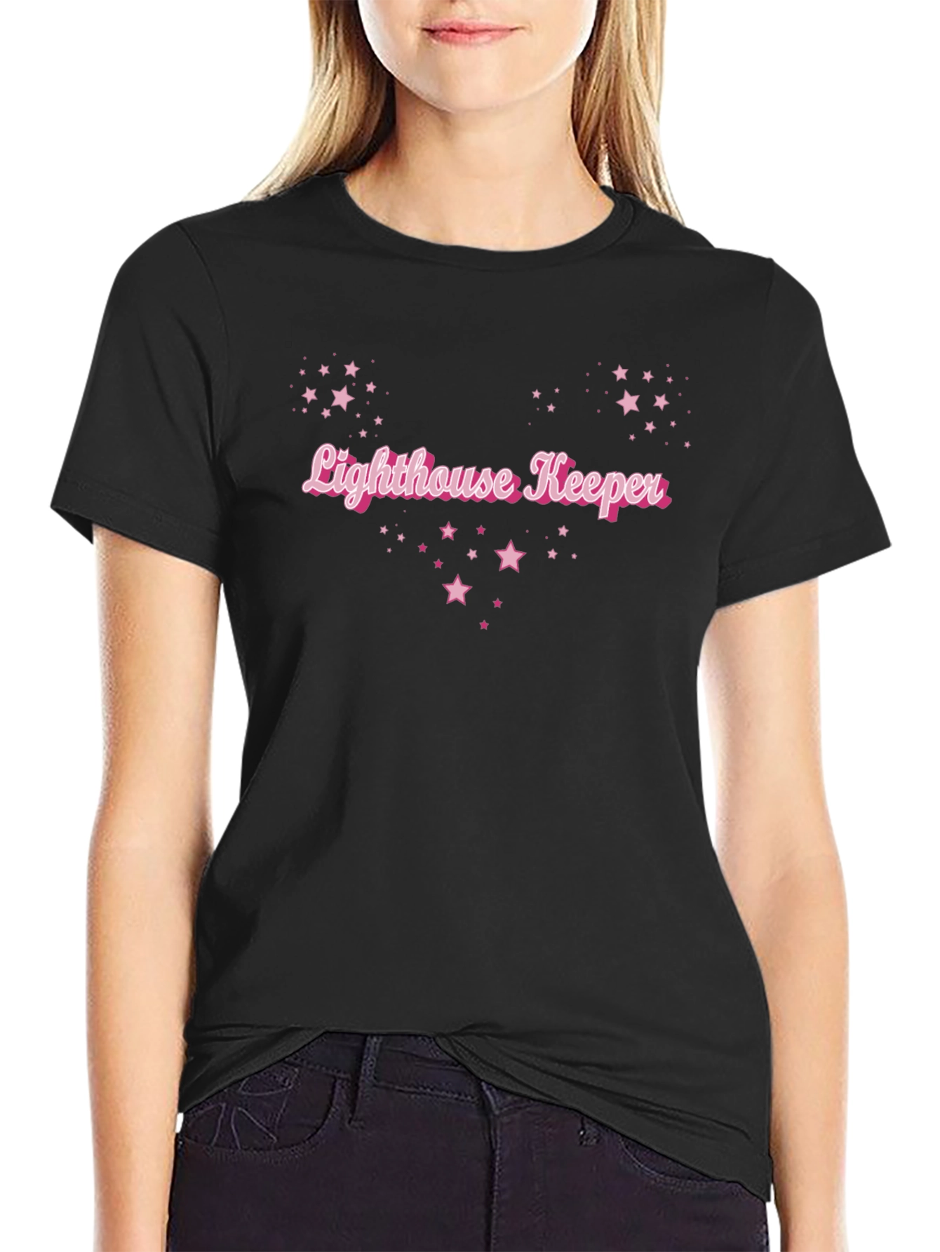 Lighthouse Keeper Starry Graphic Tee