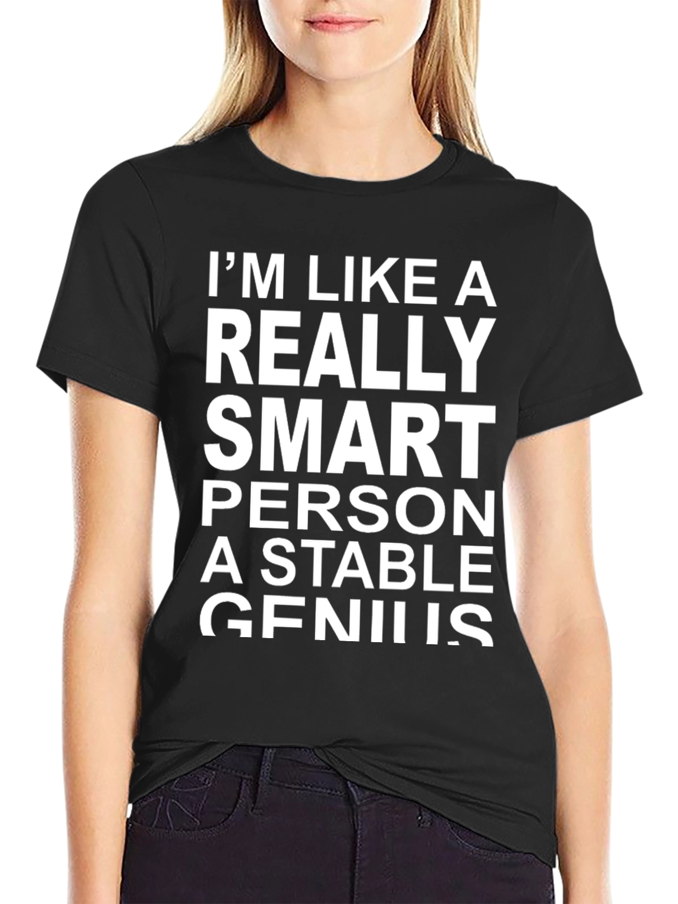Stable Genius Humor Graphic Tee