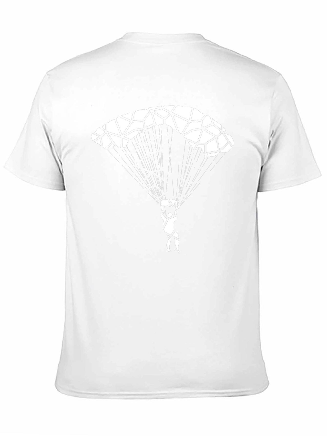 Parachute Graphic Tee - Black Cotton Shirt