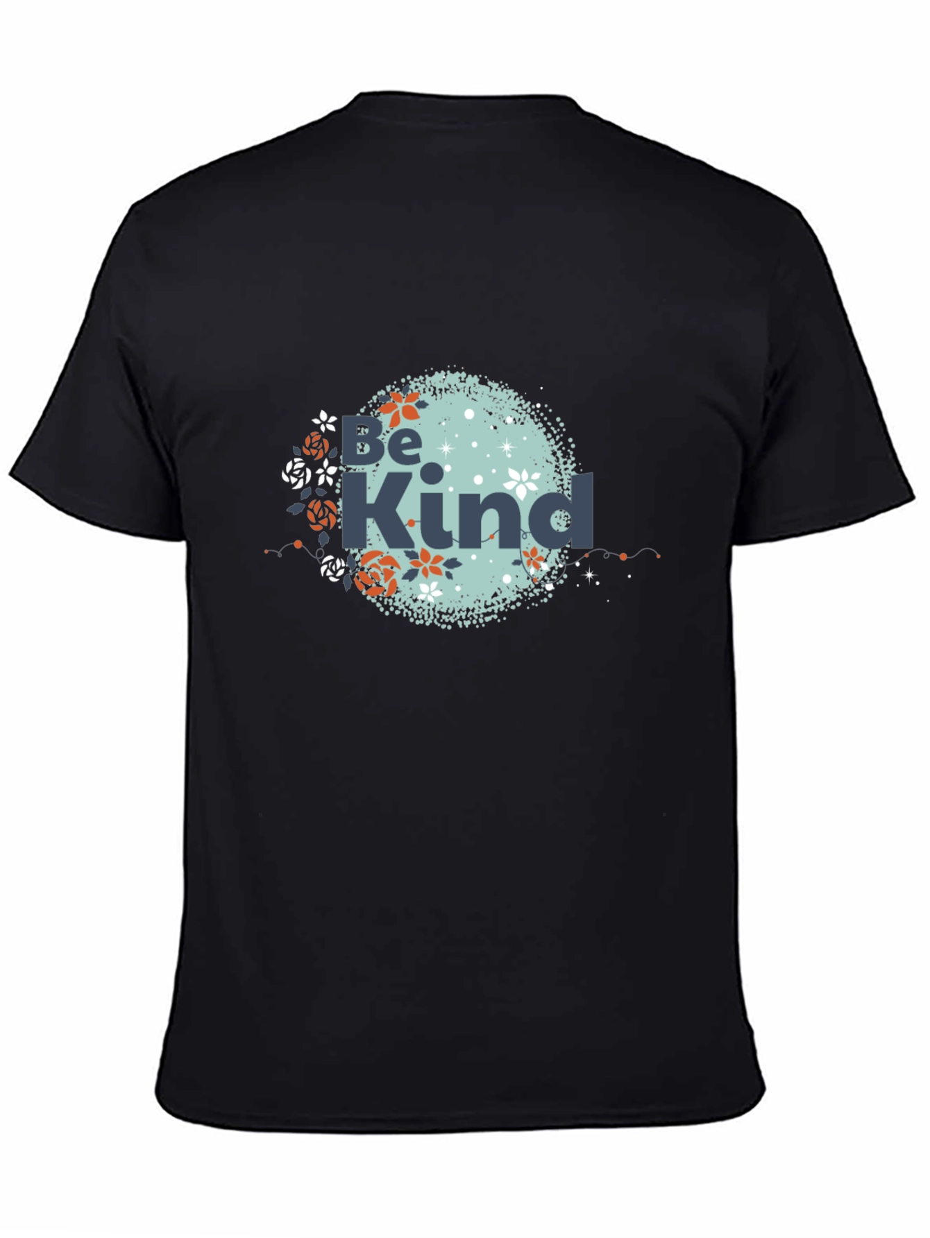 Be Kind Graphic Tee - Soft Black Cotton T-Shirt