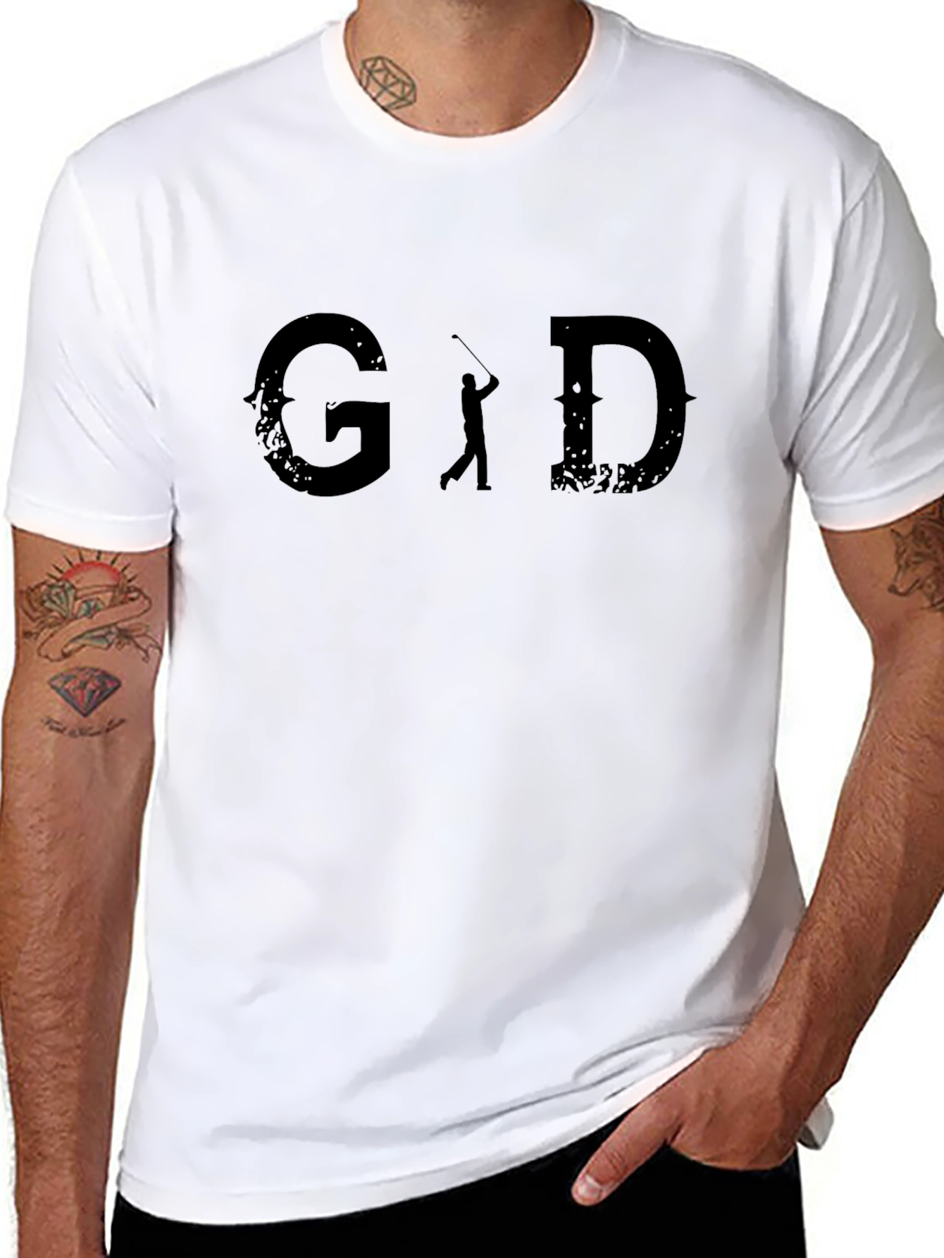 Golfing Graphic Tee - G.O.D. Golf Design