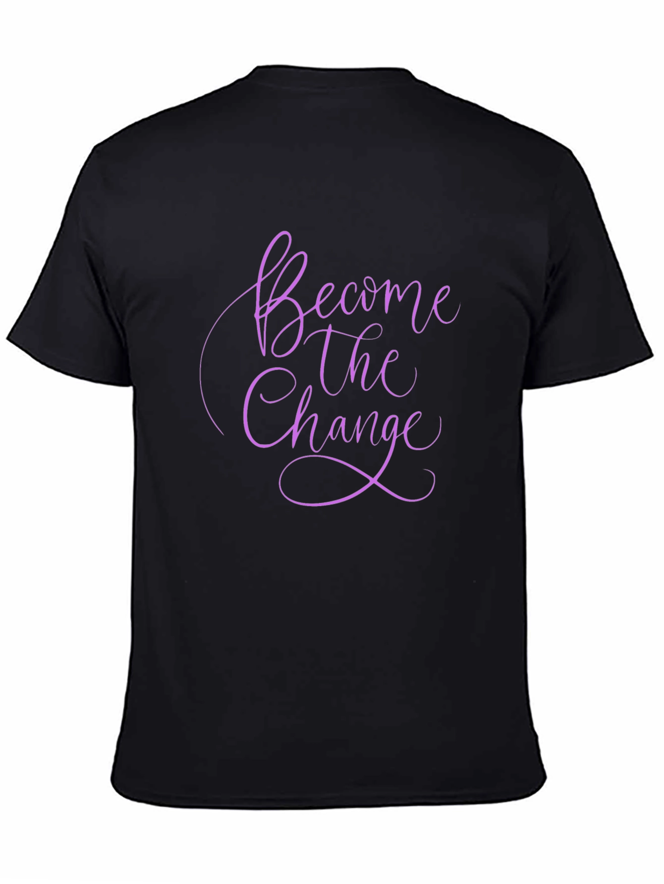Become The Change Graphic Tee - Stylish Black T-Shirt
