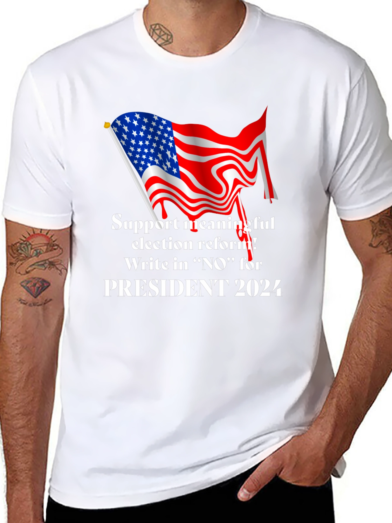 Election Reform T-Shirt - Write in NO 2024