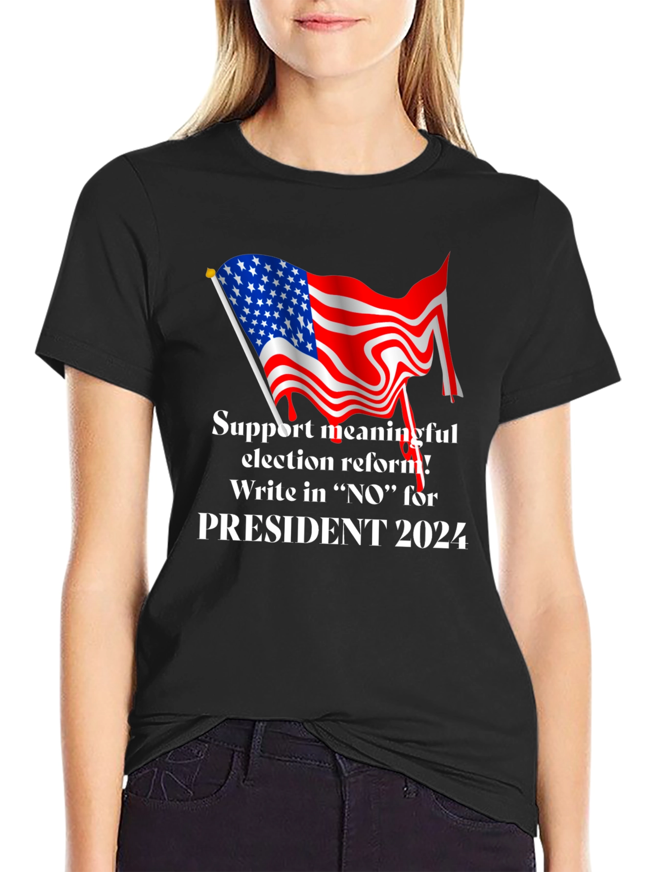 Election Reform T-Shirt - Write in NO 2024