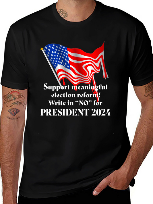 Election Reform T-Shirt - Write in NO 2024