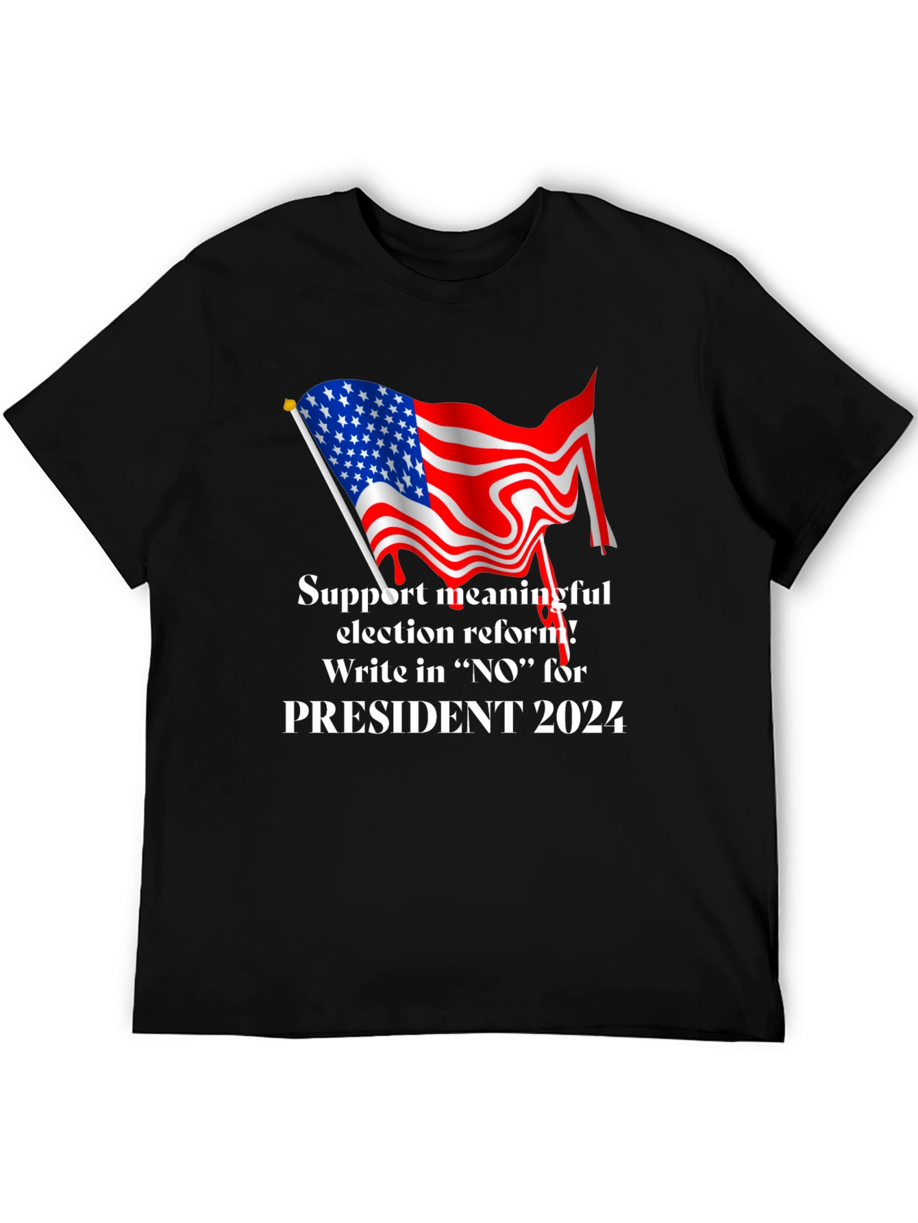 Election Reform T-Shirt - Write in NO 2024