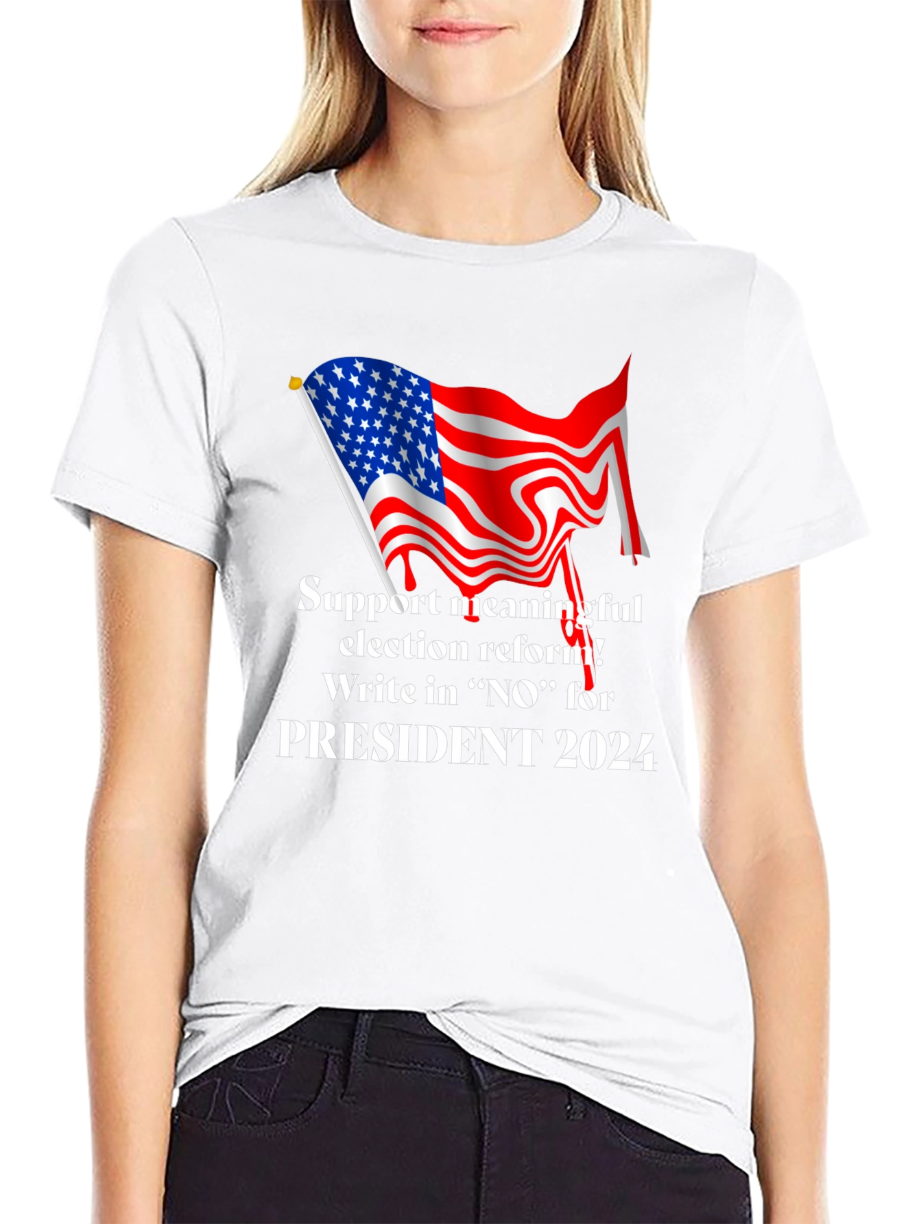 Election Reform T-Shirt - Write in NO 2024
