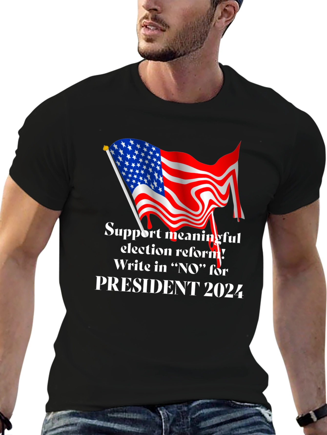 Election Reform T-Shirt - Write in NO 2024