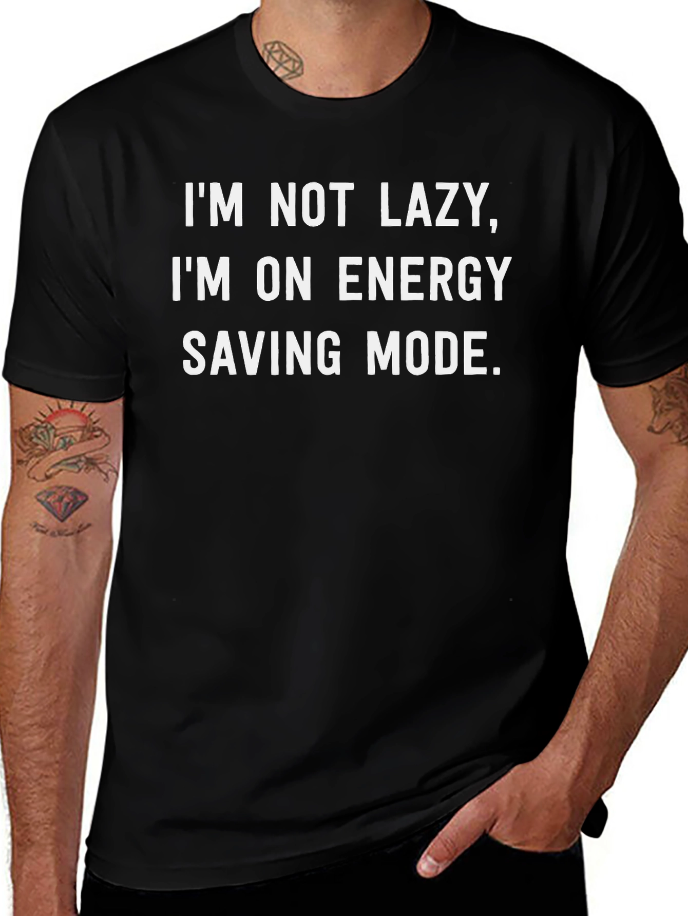 Funny Energy Saving Mode T-Shirt