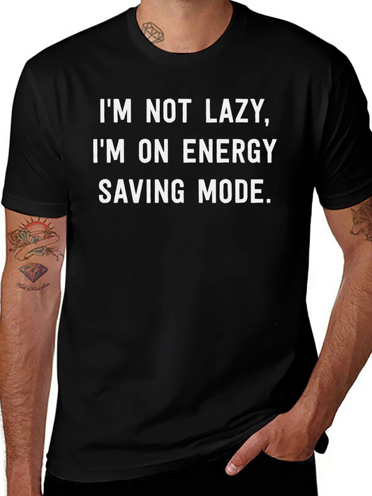 Funny Energy Saving Mode T-Shirt