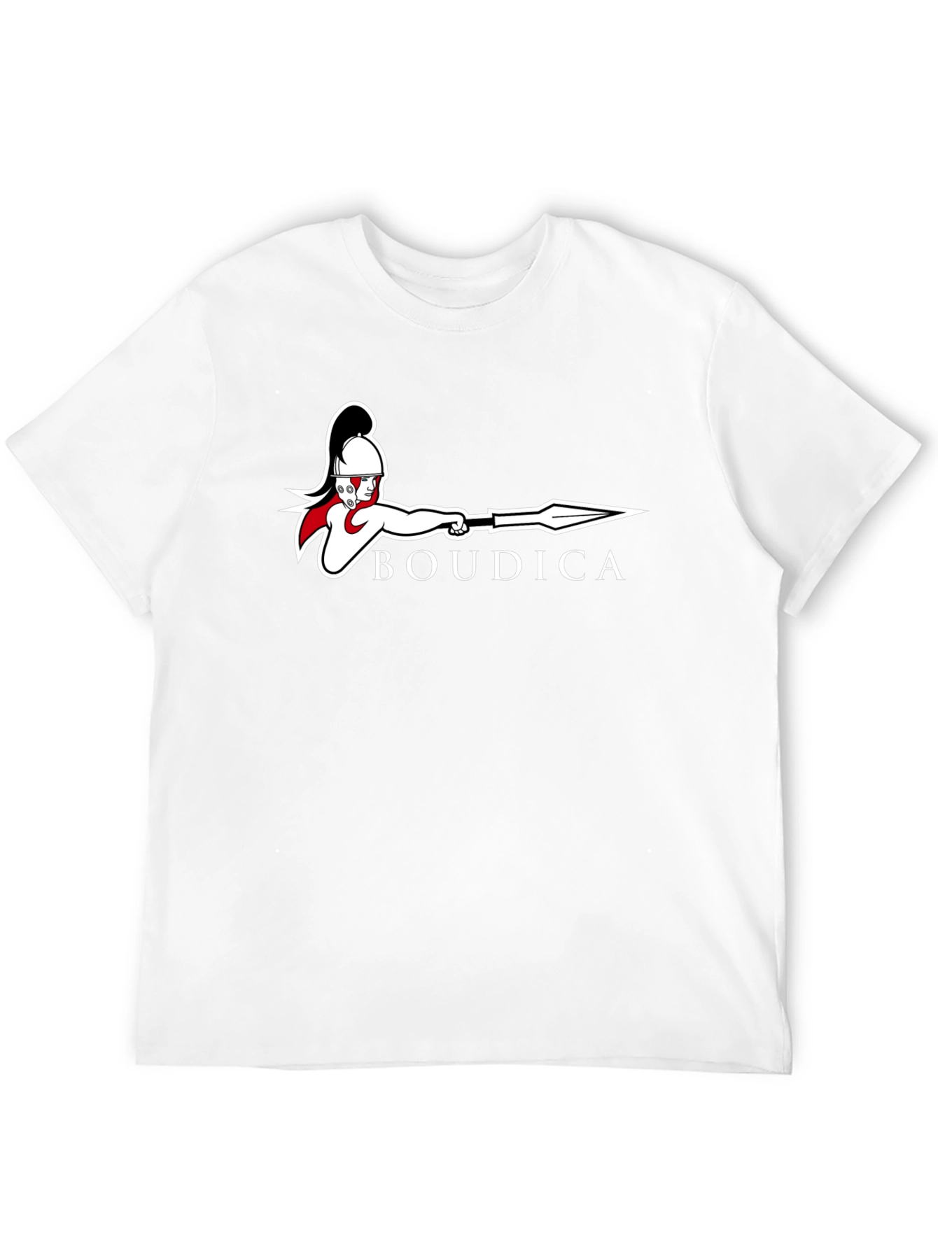 Boudica Warrior T-Shirt - Black Graphic Tee