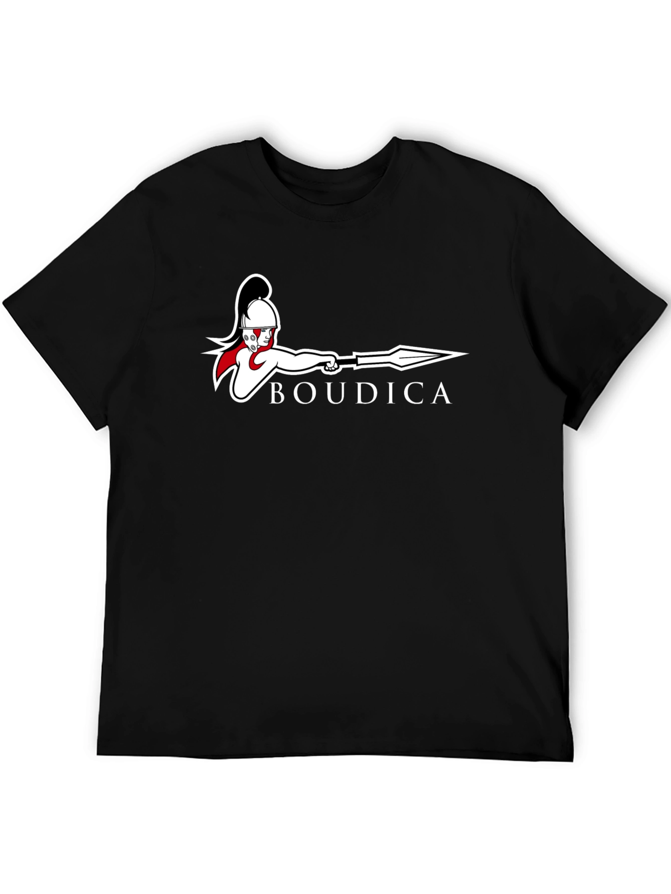 Boudica Warrior T-Shirt - Black Graphic Tee