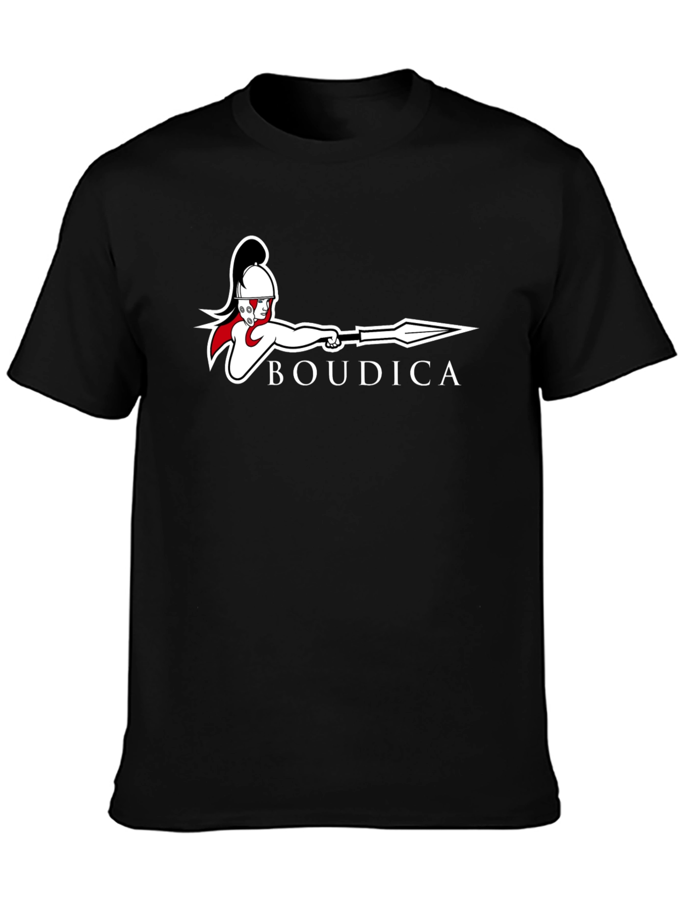 Boudica Warrior T-Shirt - Black Graphic Tee