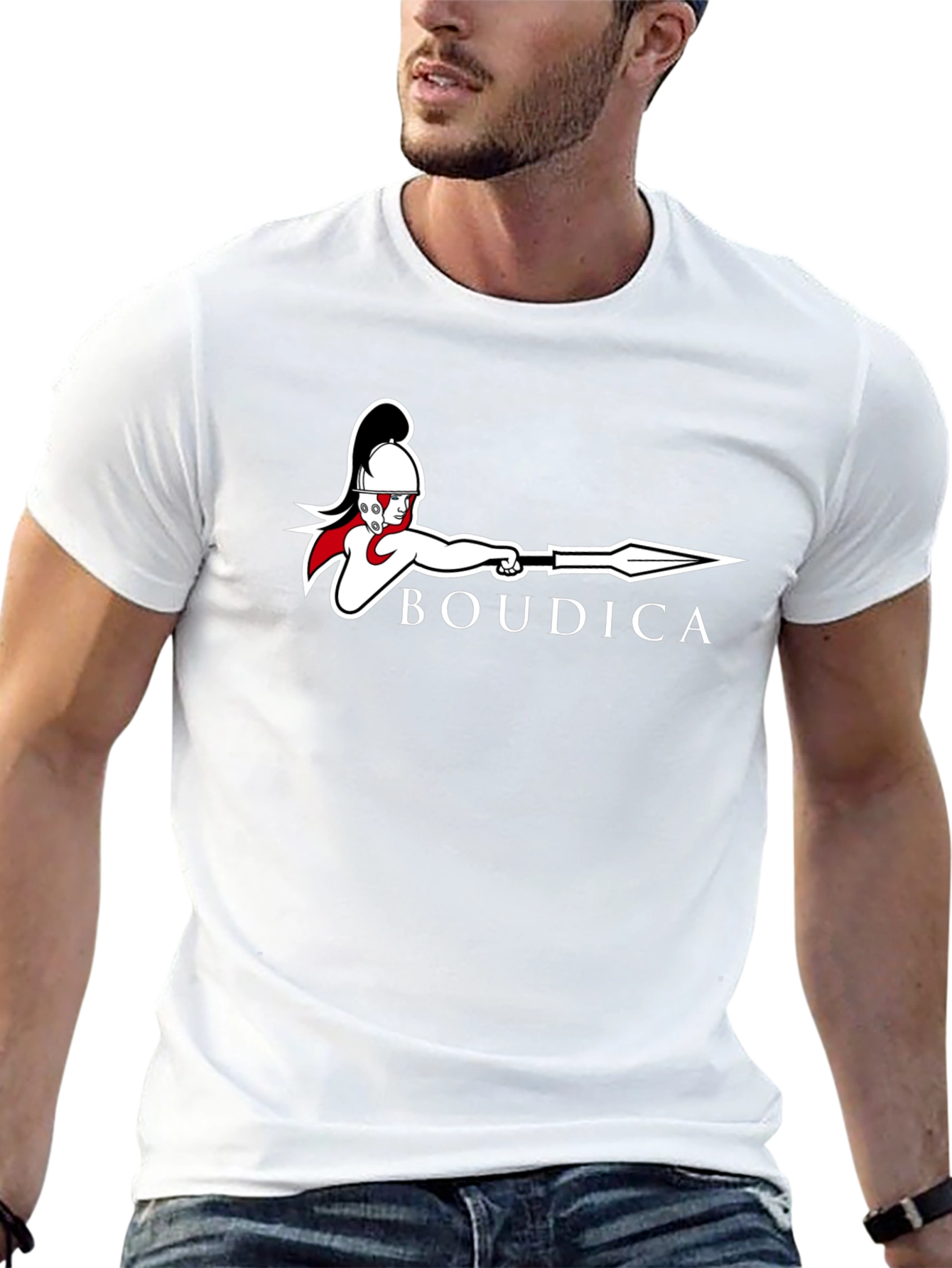 Boudica Warrior T-Shirt - Black Graphic Tee