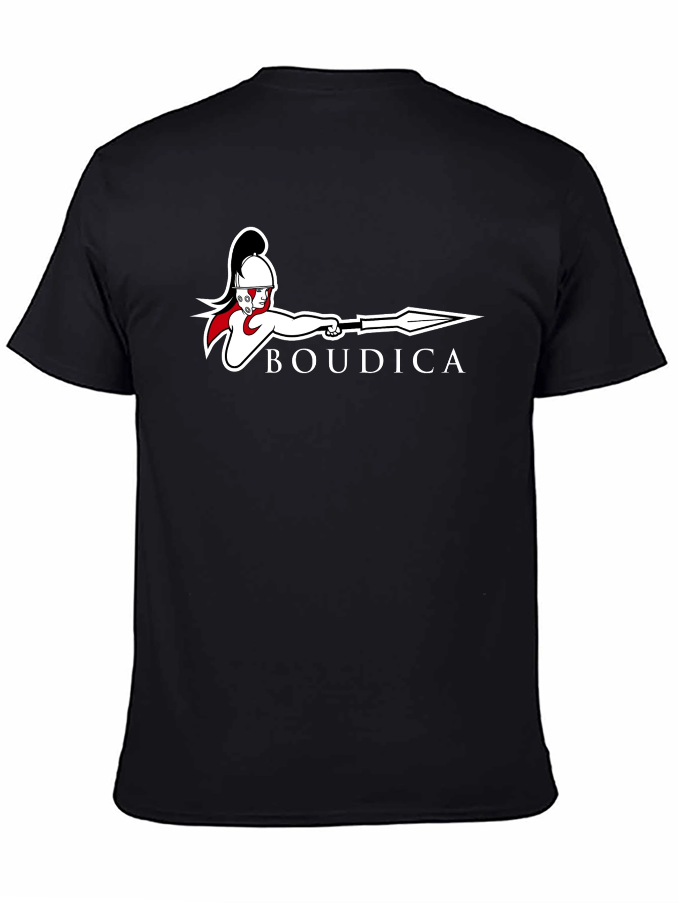 Boudica Warrior T-Shirt - Black Graphic Tee