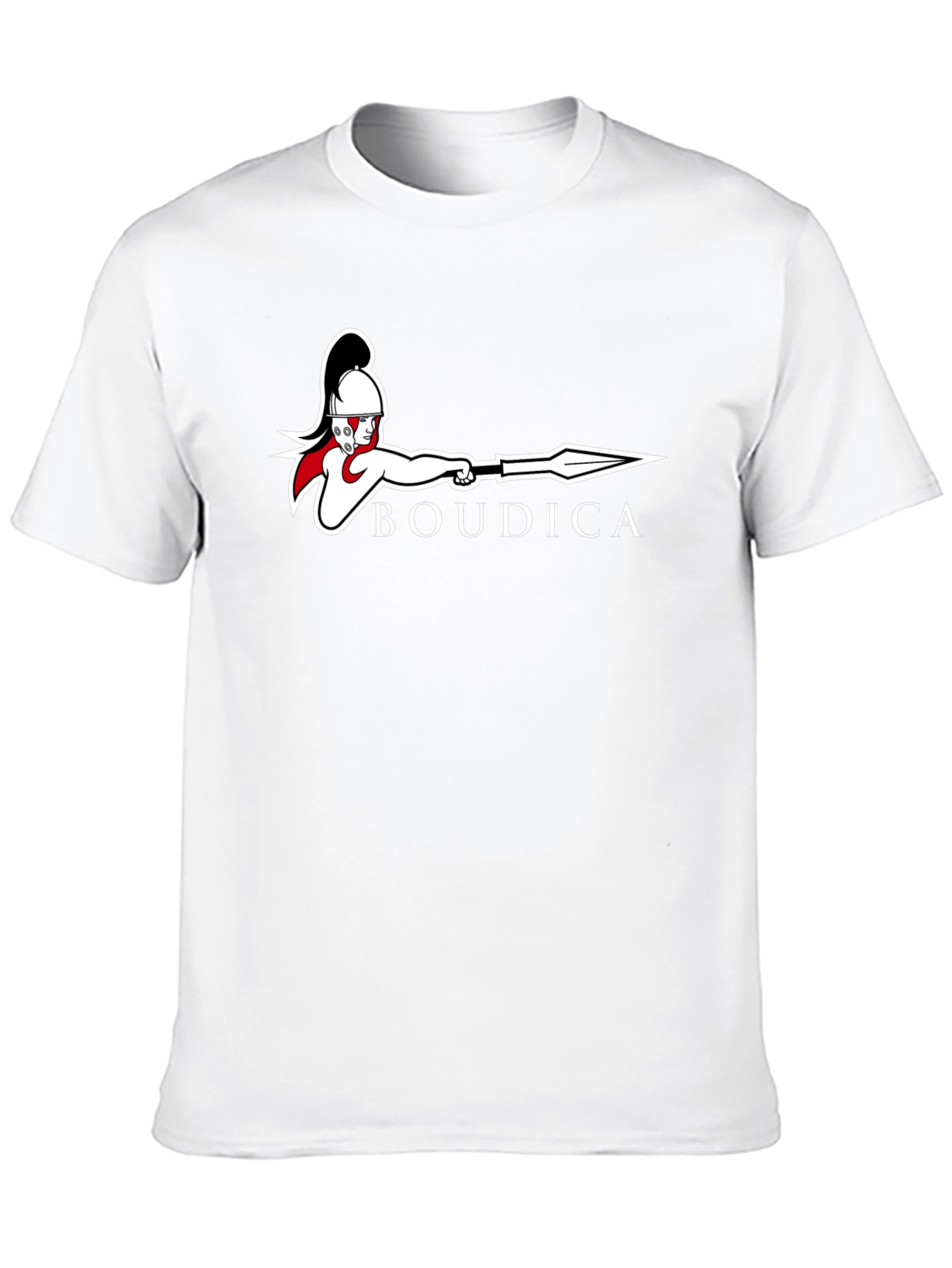 Boudica Warrior T-Shirt - Black Graphic Tee