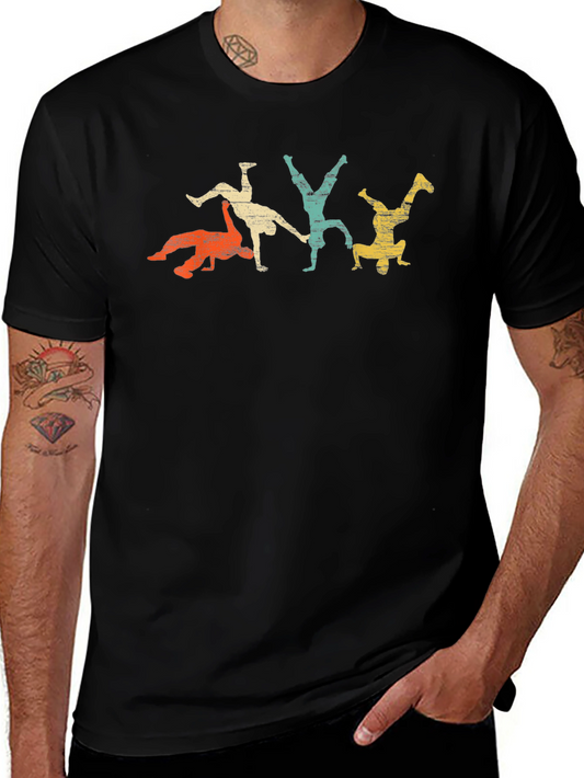 Retro Breakdance T-Shirt - Vintage Hip Hop Style