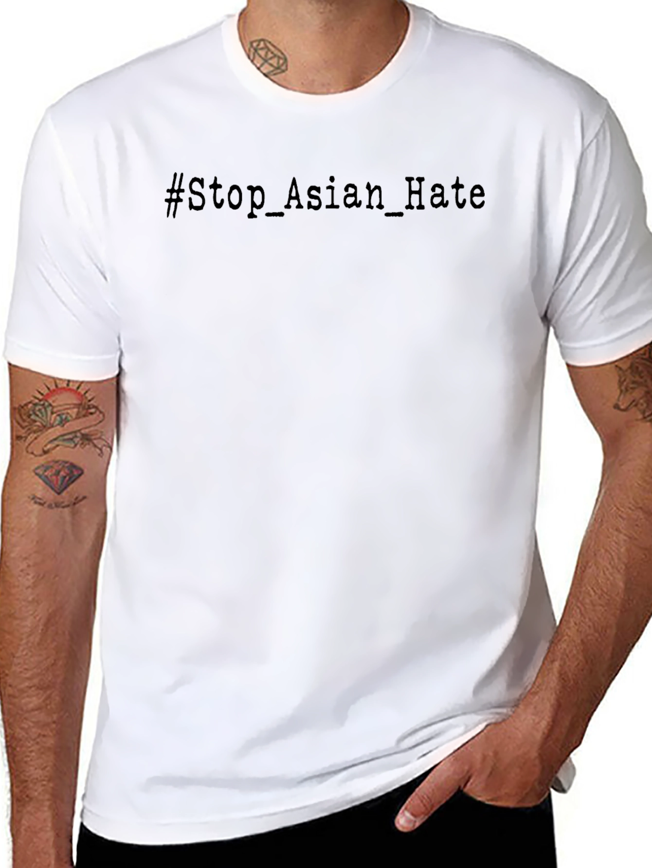 Stop Asian Hate T-Shirt - Black Activism Tee