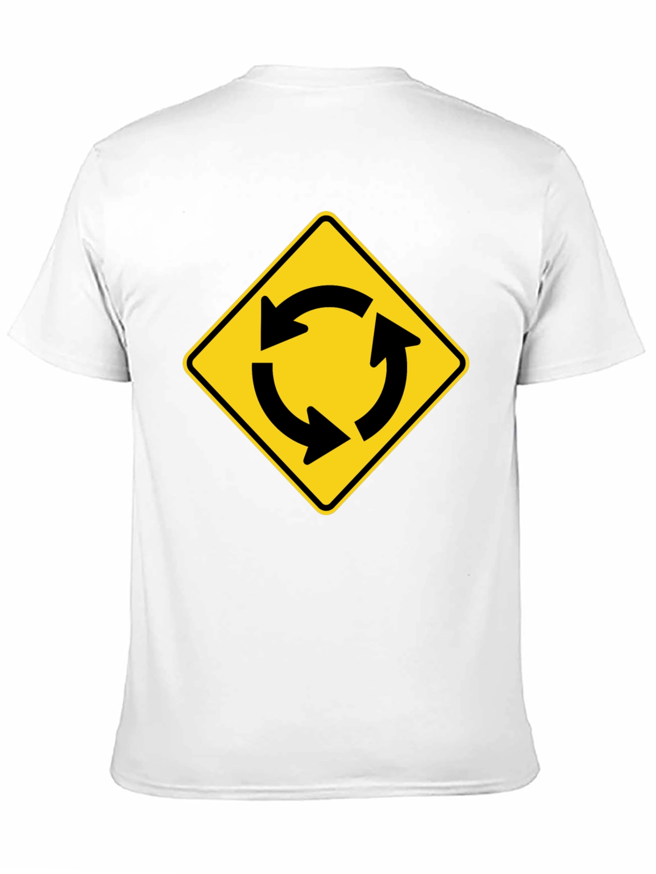 Roundabout Sign Graphic T-Shirt