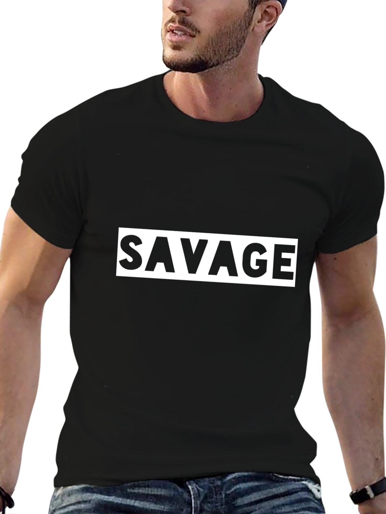 Savage Graphic Tee - Bold Statement Shirt
