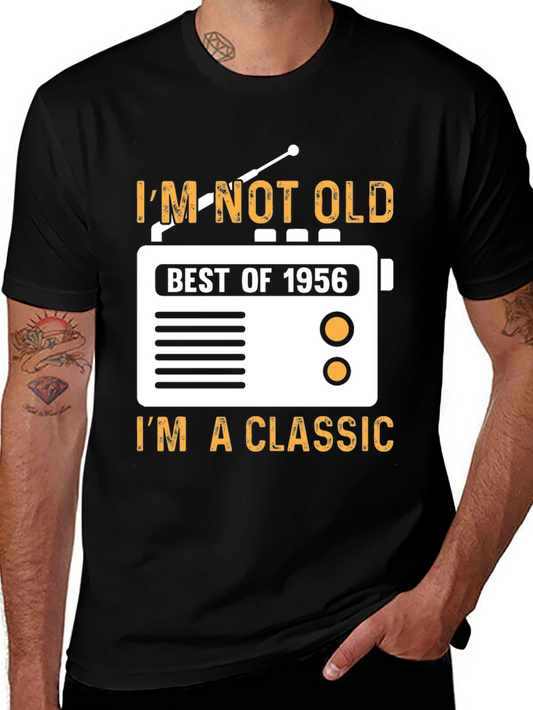 Vintage 1956 Classic Radio Mens T-Shirt