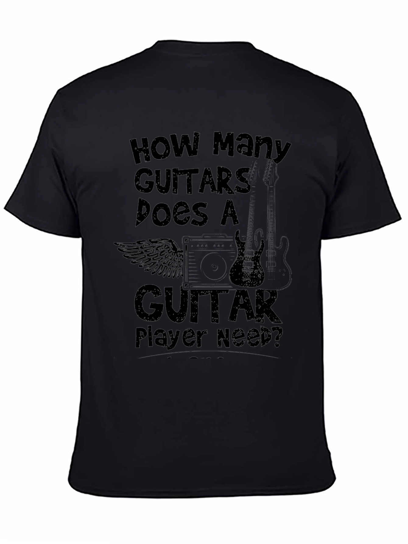 How Many Guitars T-Shirt - Musician Gift