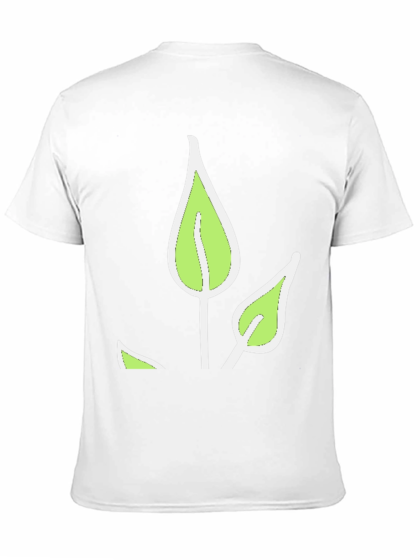 Leaf Graphic Black T-Shirt
