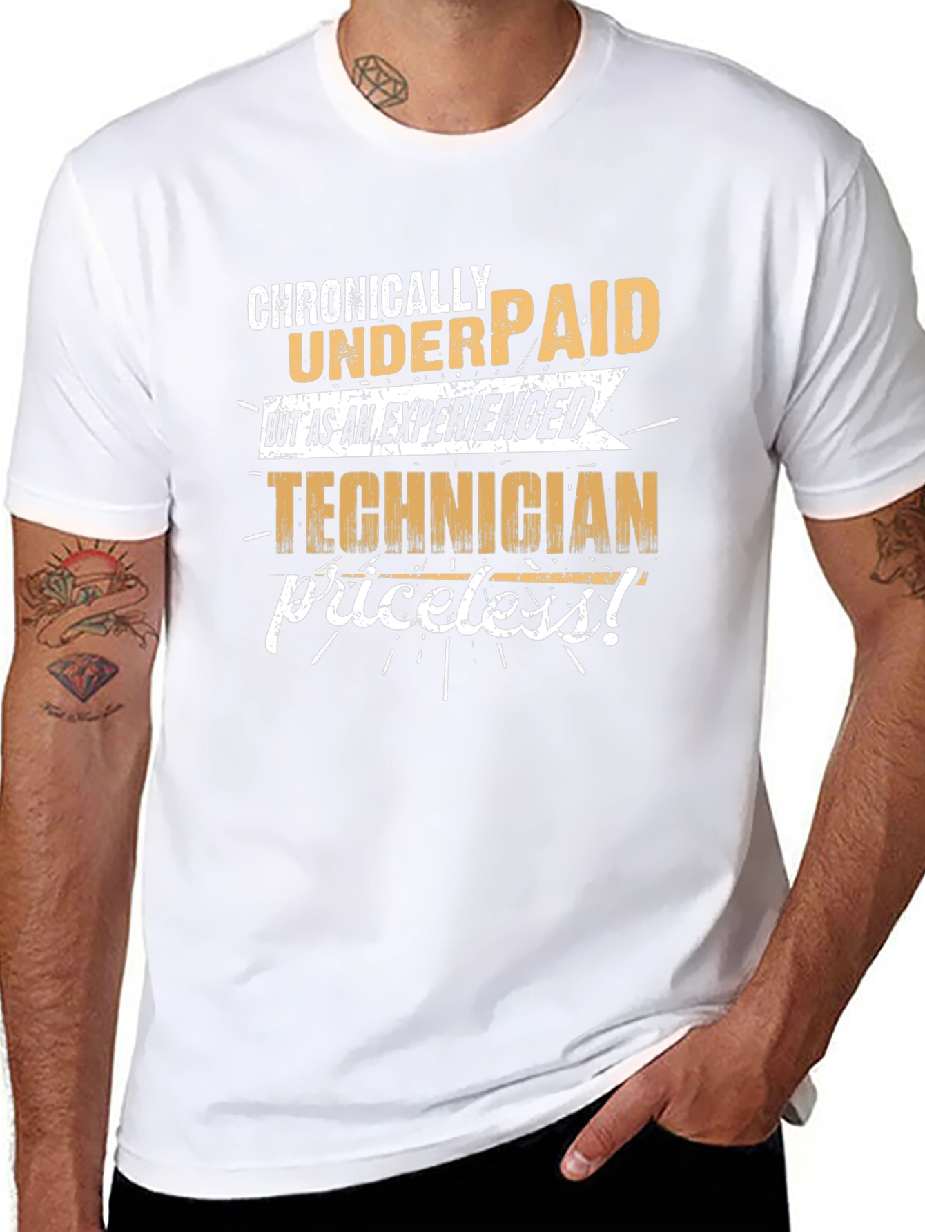 Chronically Underpaid Technician Graphic T-Shirt