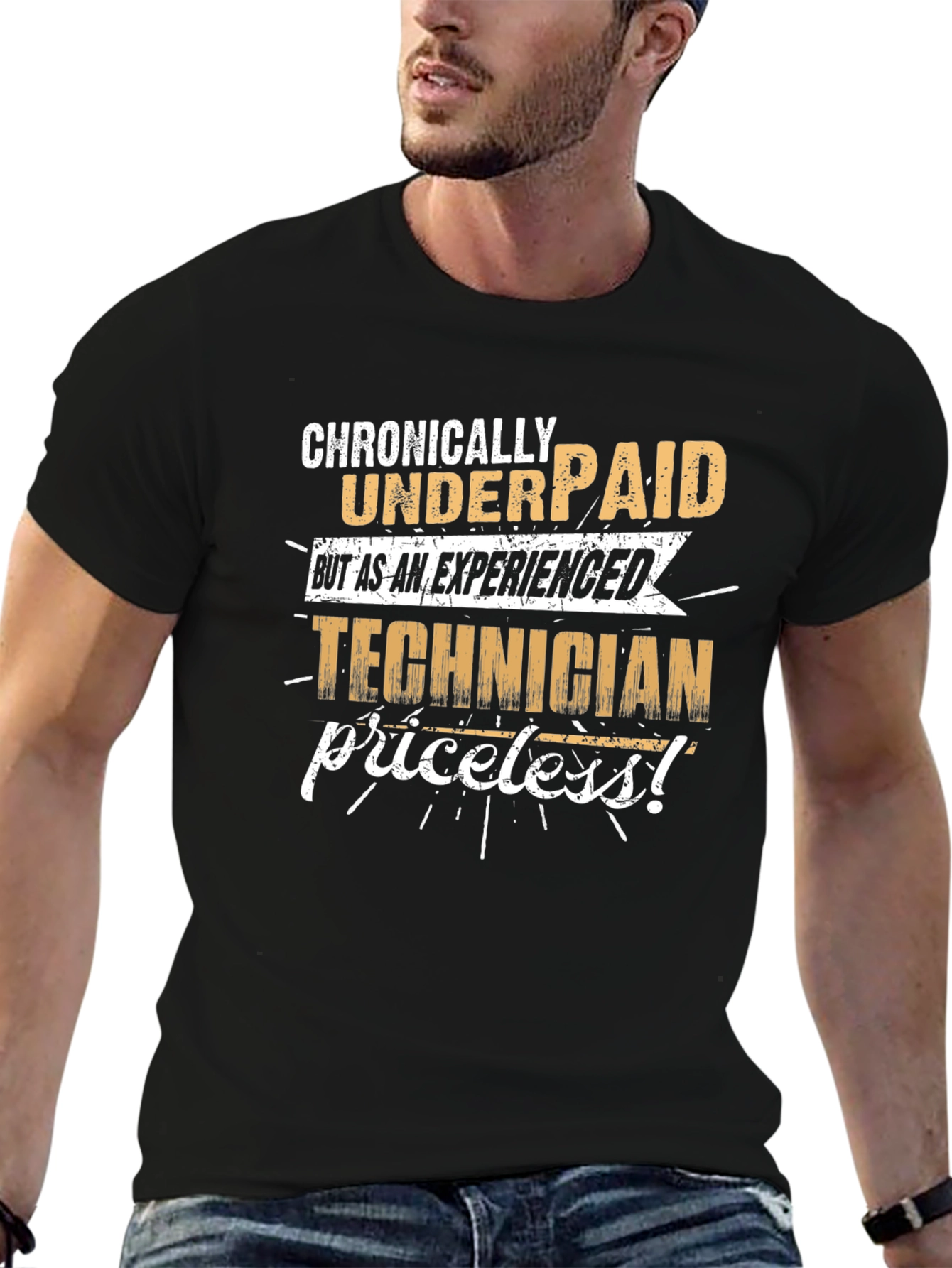Chronically Underpaid Technician Graphic T-Shirt